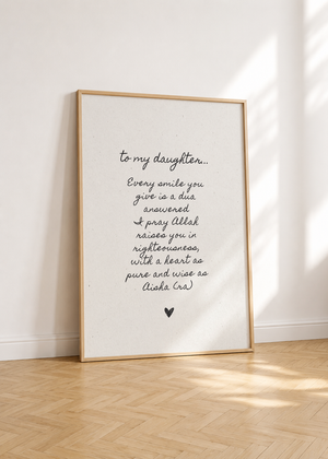 To My Daughter